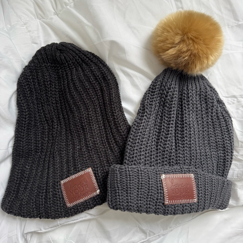 Two Love Your Melon winter hats